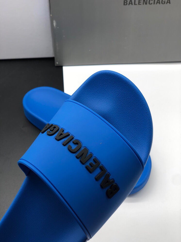 Dép Balenciaga Pool Slide Blue Replica