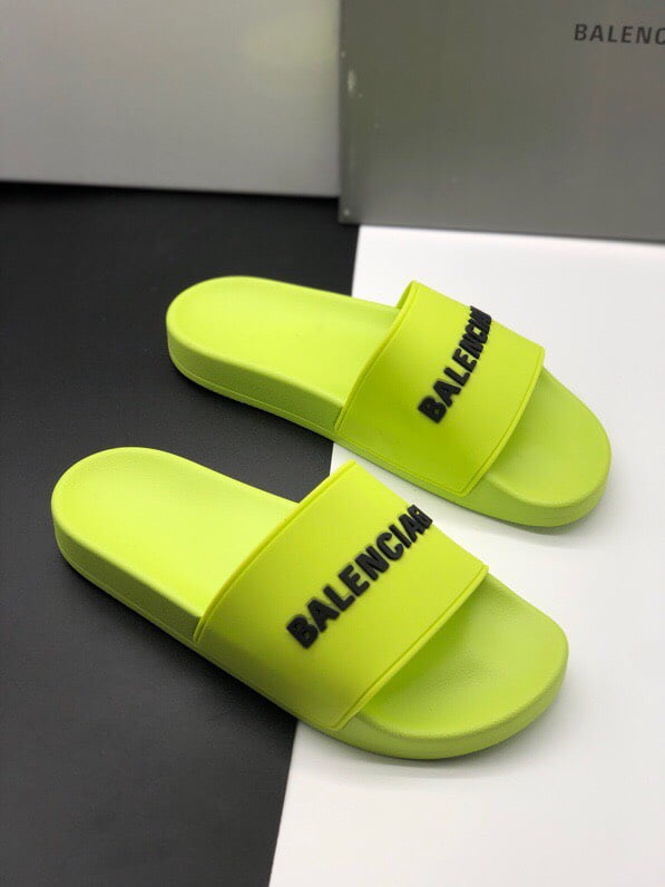Dép Balenciaga Pool Slide Lime Replica