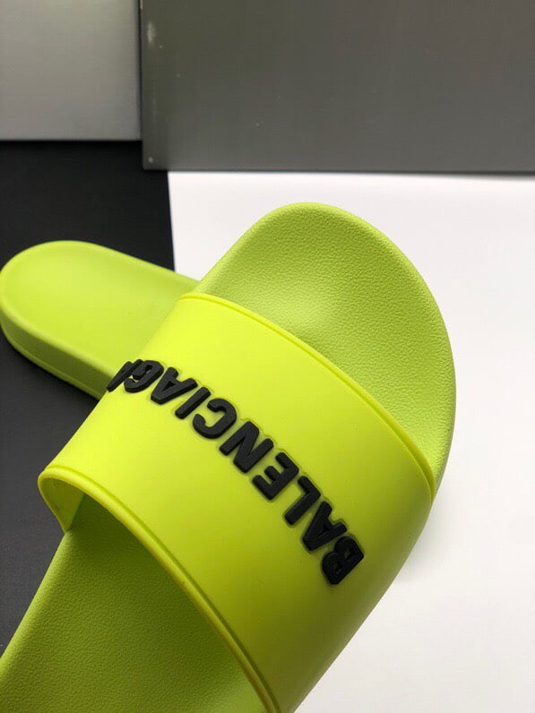 Dép Balenciaga Pool Slide Lime Replica