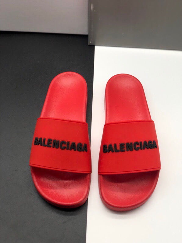 Dép Balenciaga Pool Slide Red Replica