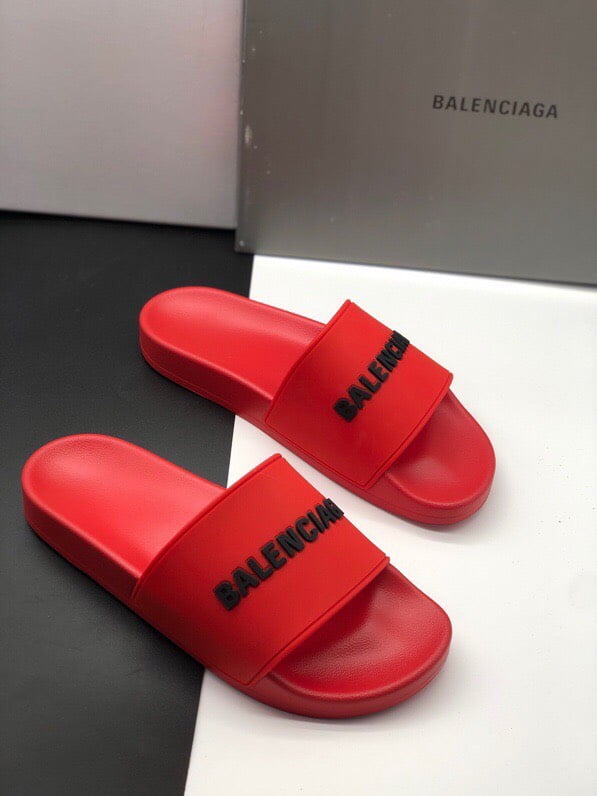 Dép Balenciaga Pool Slide Red Replica