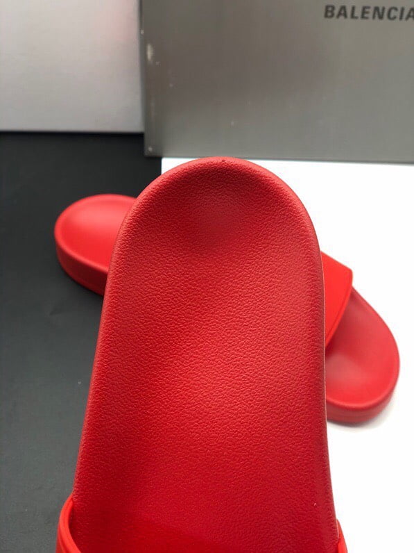 Dép Balenciaga Pool Slide Red Replica