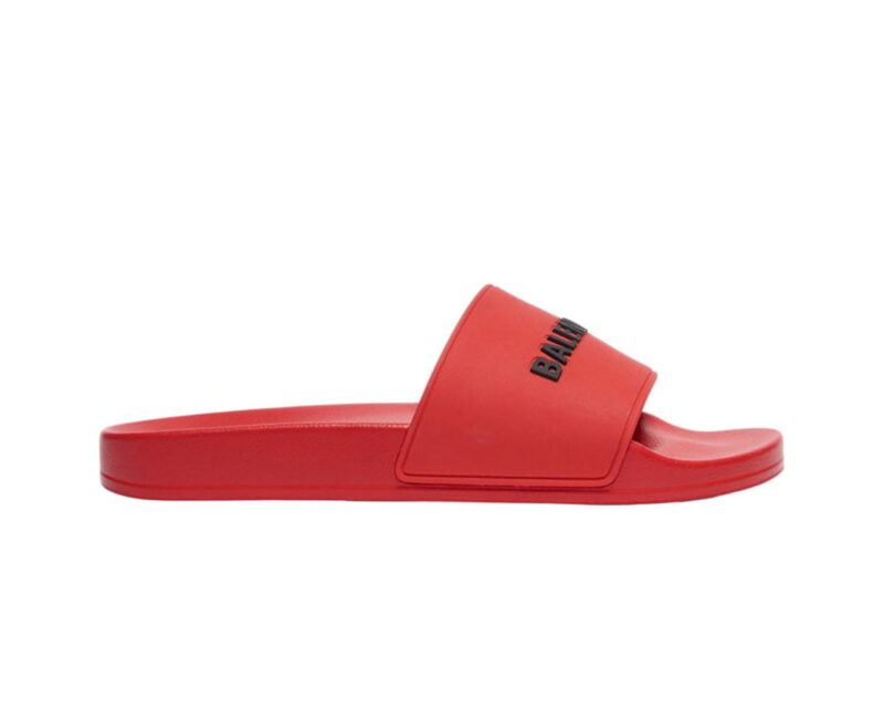 Dép Balenciaga Pool Slide Red Replica