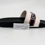 Dép Gucci Stripe Slide White Siêu Cấp