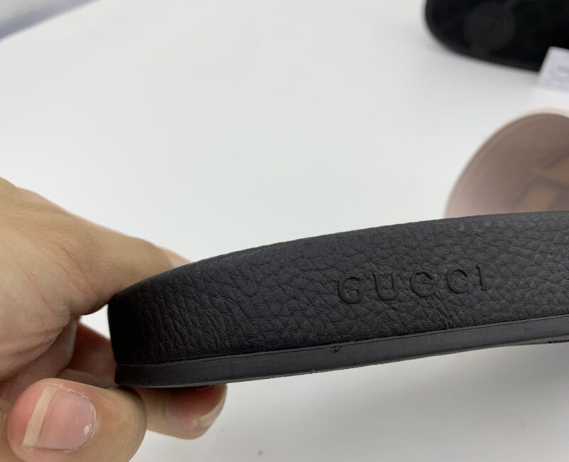 Dép Gucci Stripe Slide White Siêu Cấp