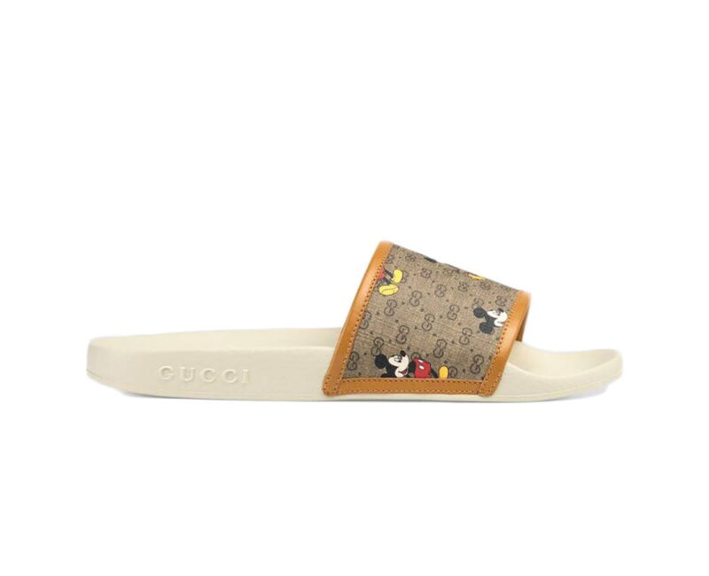 Dép Gucci x Disney Slide White Replica