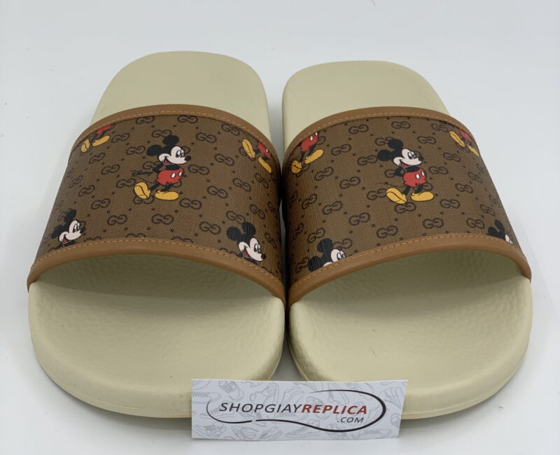 Dép Gucci x Disney Slide White siêu cấp