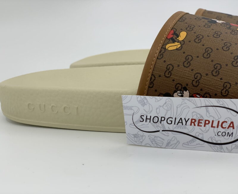 Dép Gucci x Disney Slide White siêu cấp