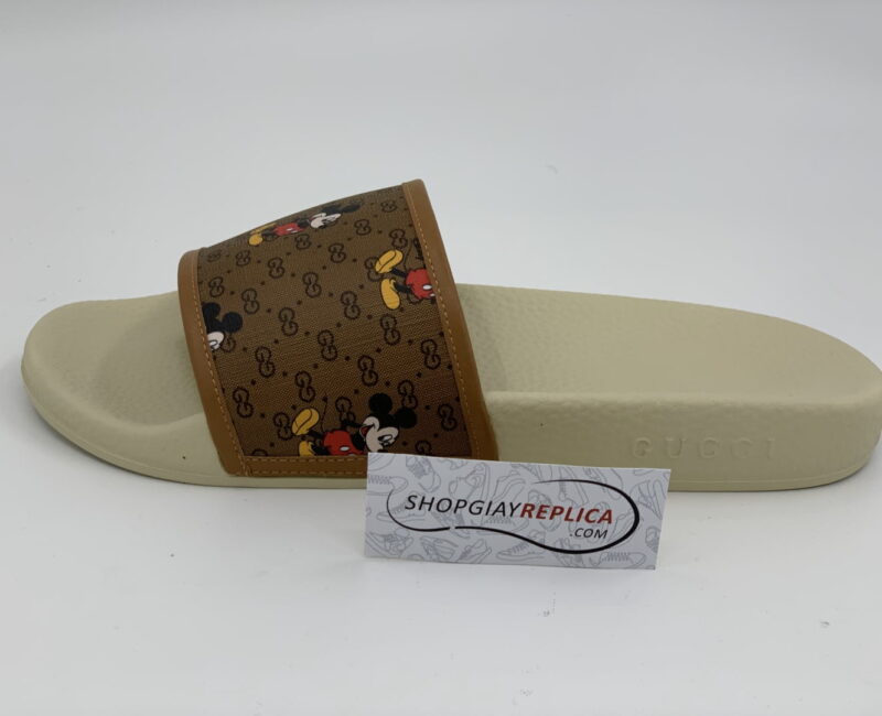Dép Gucci x Disney Slide White siêu cấp