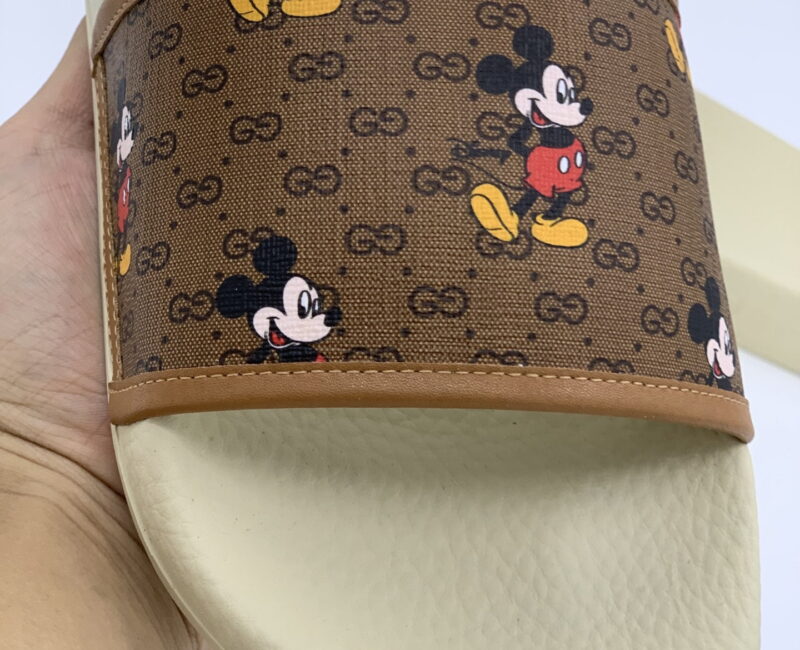 Dép Gucci x Disney Slide White siêu cấp