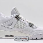 Giày Nike Air Jordan 4 Retro Pure Money (full trắng) 11