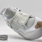 Giày Nike Air Jordan 4 Retro Pure Money (full trắng) 11