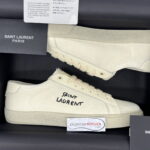 Giày Saint Laurent Court Classic trắng siêu cấp
