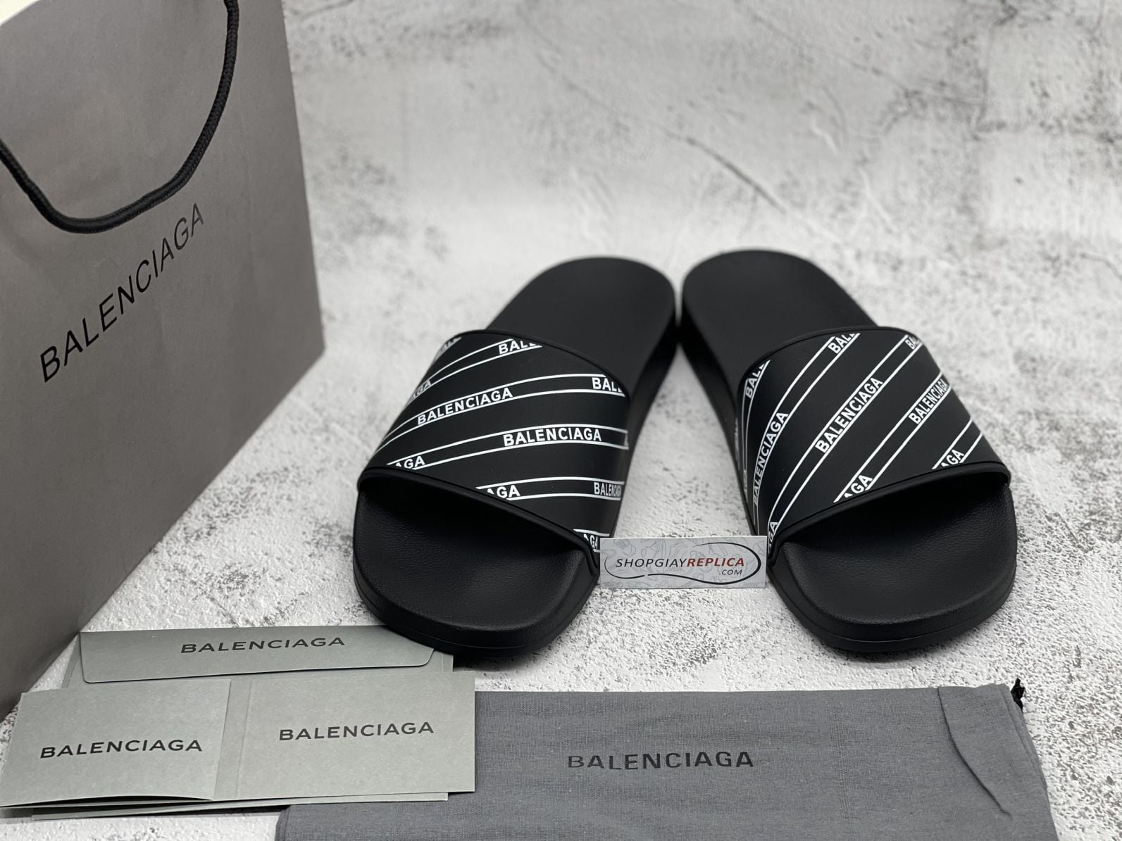 balenciaga pool slide sandal