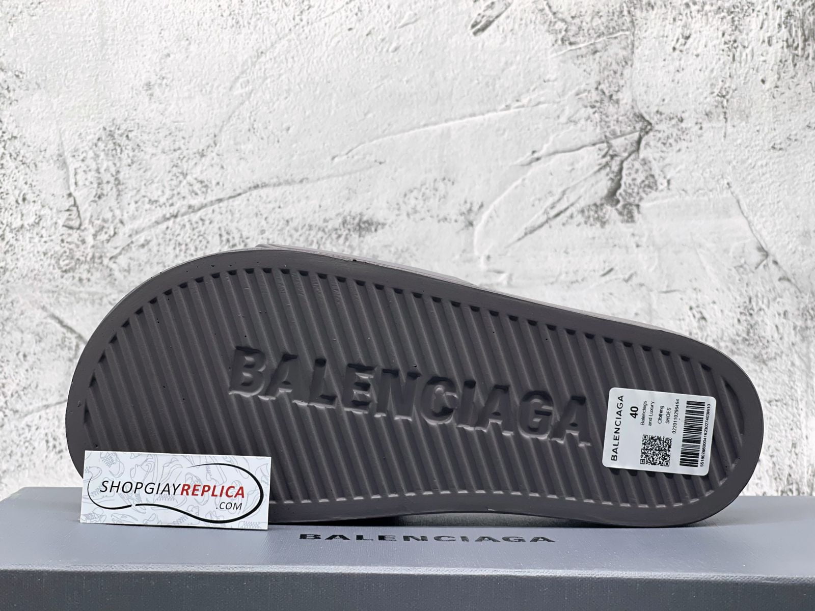 đế dép balenciaga xám