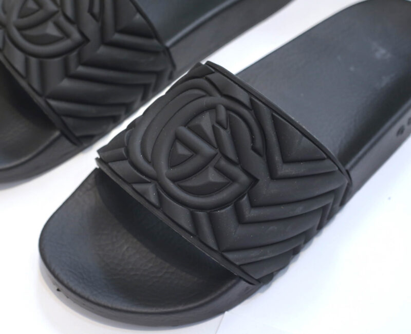 Dép Gucci Matelasse Slide Black Like Auth