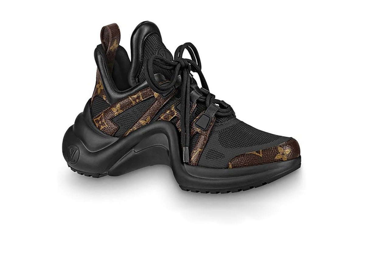 Giày Louis Vuitton Archlight Trainer Monogram Black Siêu Cấp