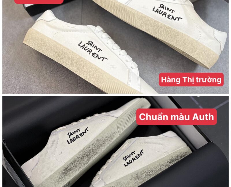 phân biệt giày saint laurent