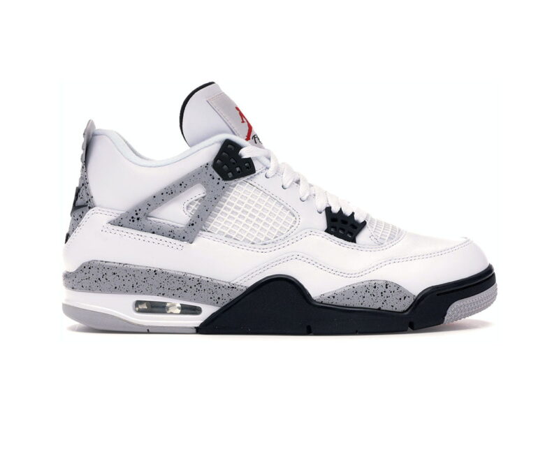 Giày Nike Air Jordan 4 Retro White Cement