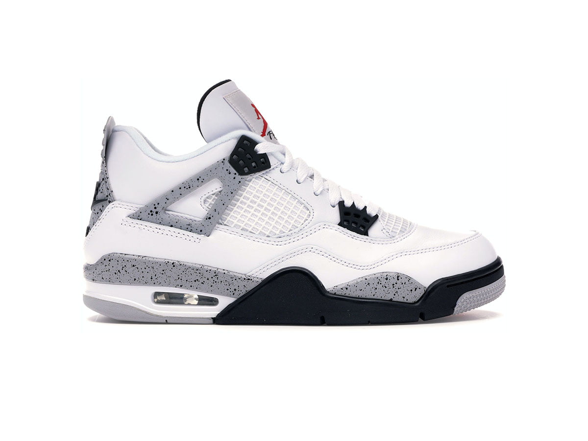 Giày Nike Air Jordan 4 Retro White Cement