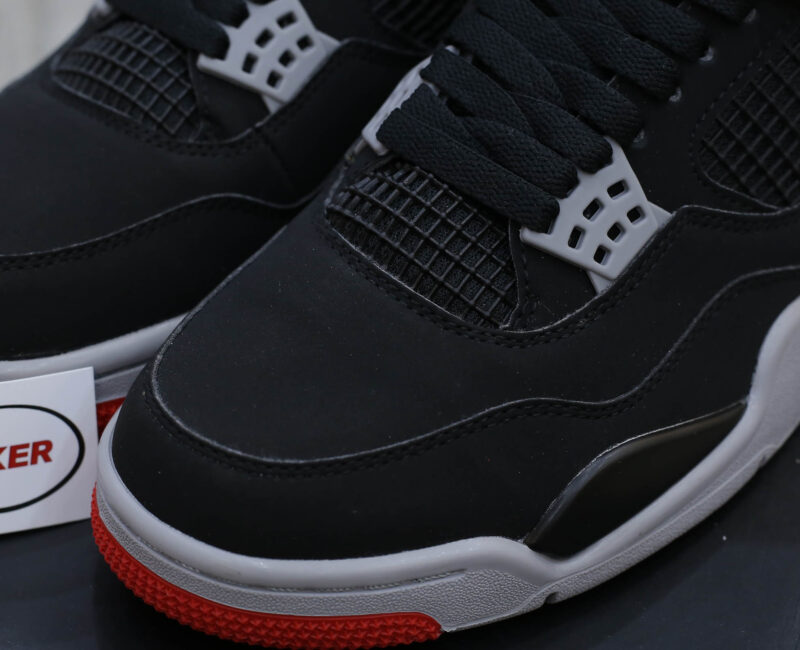 logo jumpman jordan 4 bred