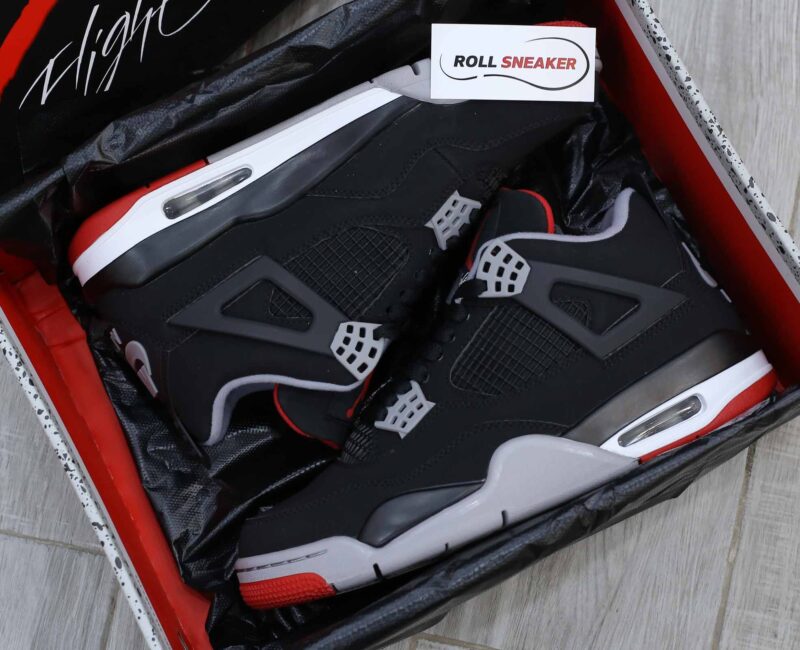 giày nike jordan 4 retro bred rep11