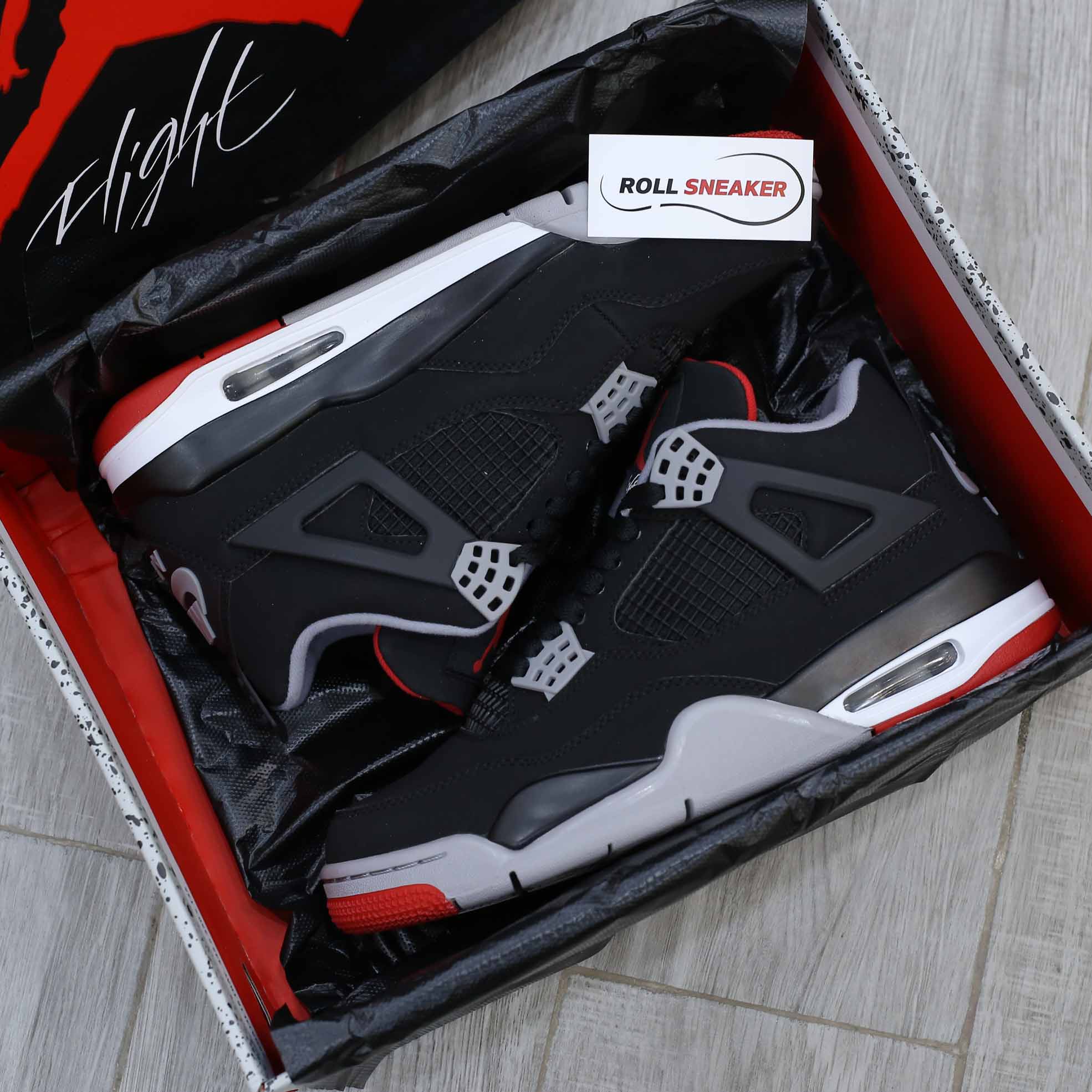 giày nike jordan 4 retro bred rep11