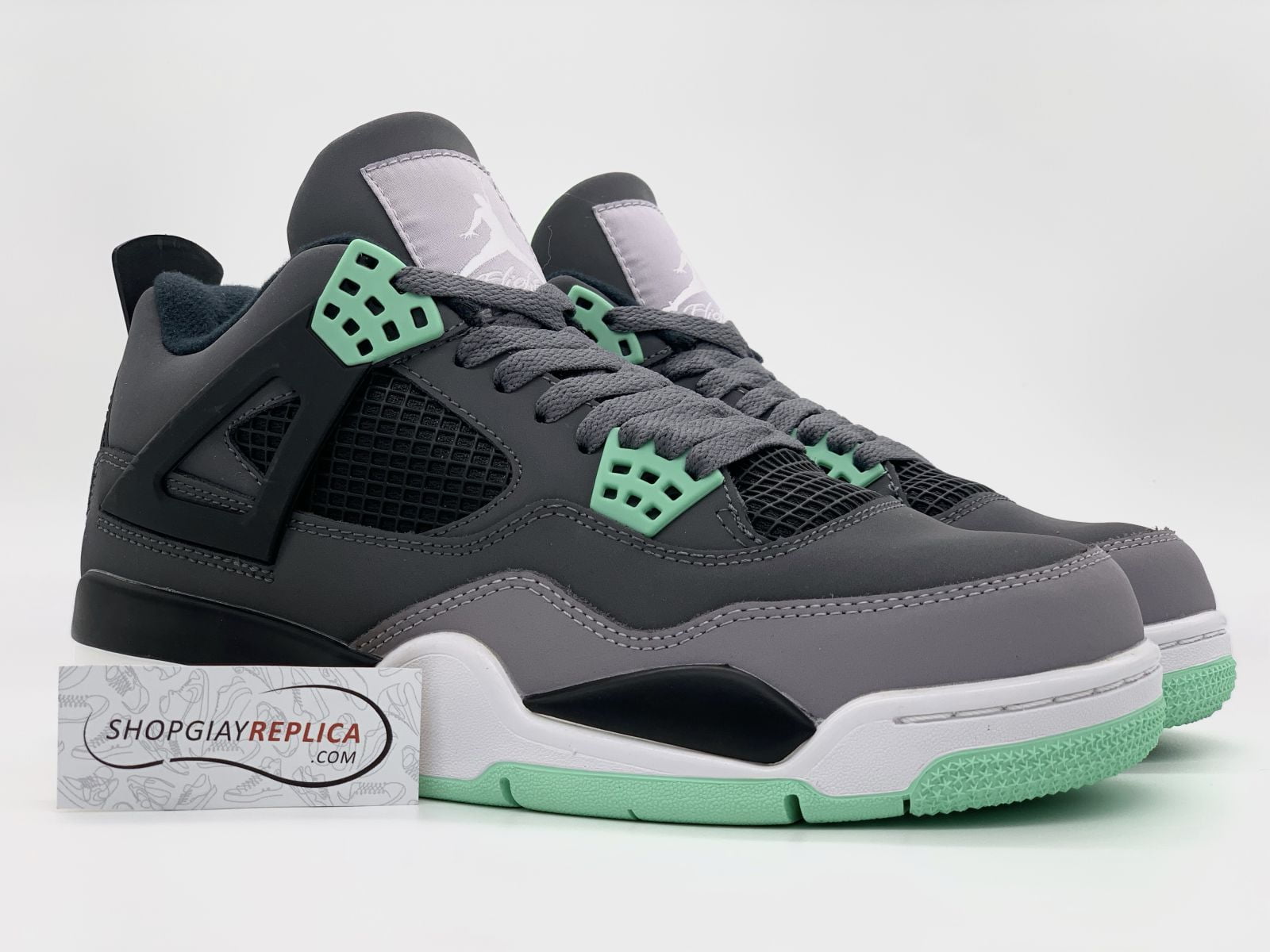 giày jordan 4 retro green glow