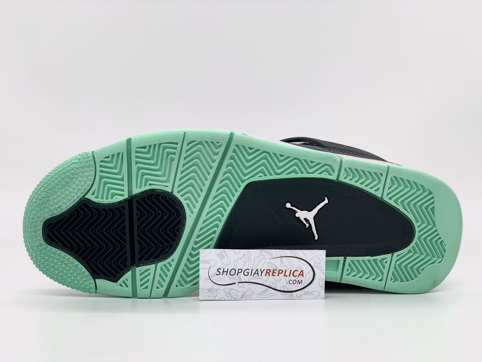 đế giày jordan 4 green glow