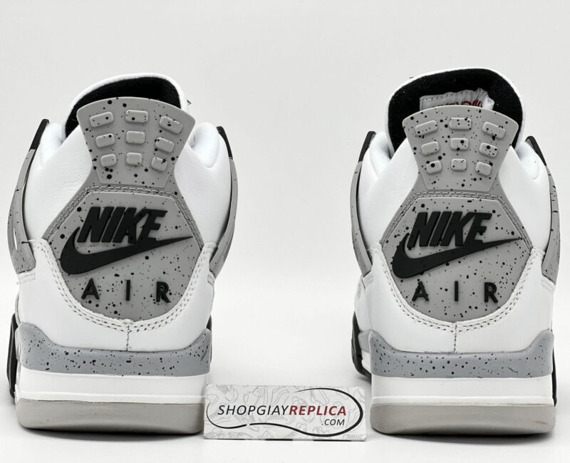 Giày Nike Air Jordan 4 Retro White Cement