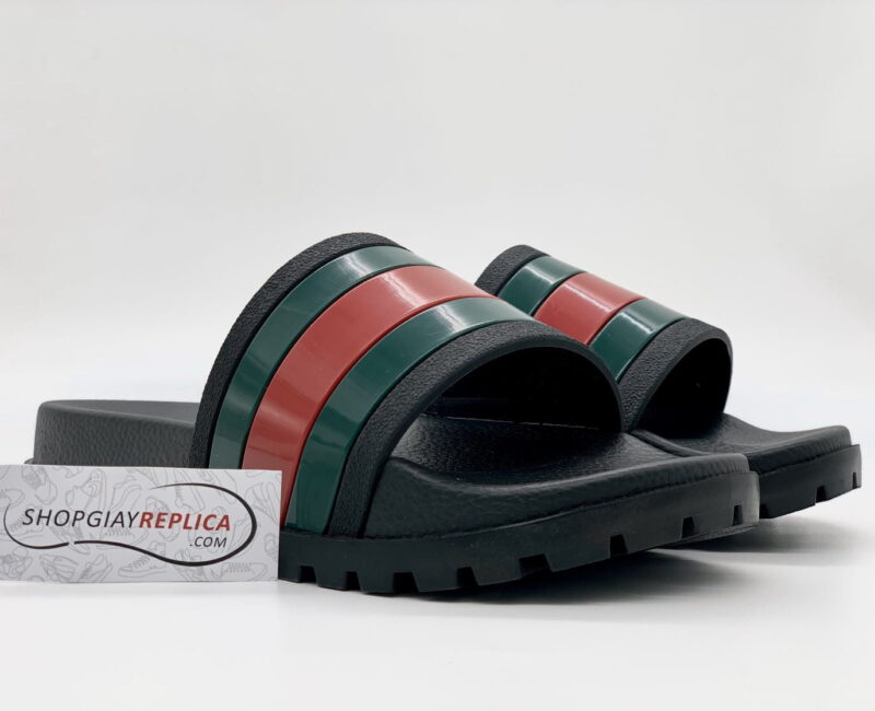 Dép Gucci đỏ xanh