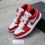 giày Air Jordan 1 trắng đỏ rep 1:1
