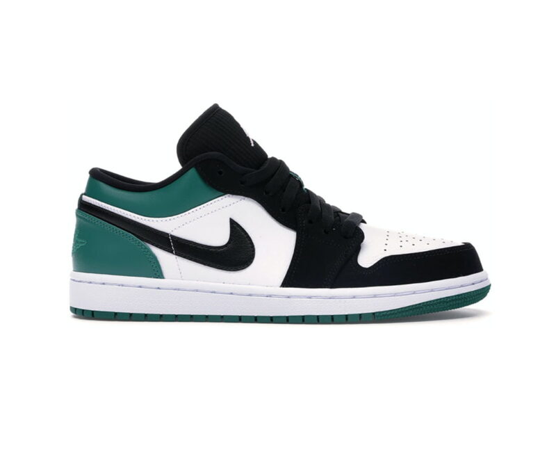 Giày Nike Air Jordan 1 Low White Black Mystic Green replica