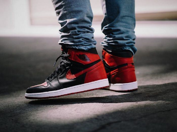 phối quần jeans với giày air jordan 1 high cổ cao nam