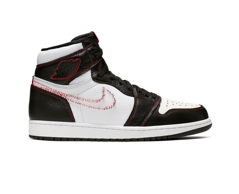 Nike Air Jordan 1 Retro High Defiant White Black Gym Red replica