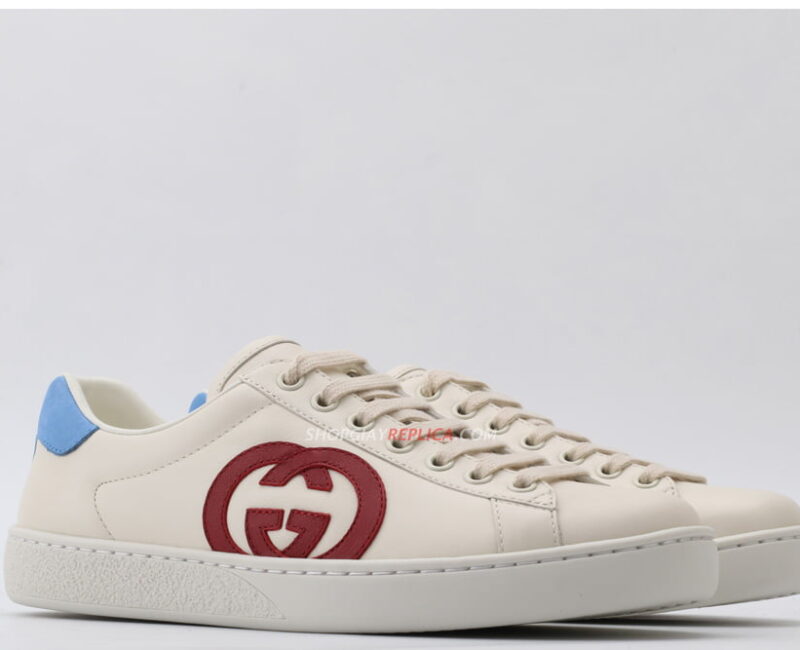 Giày Gucci Ace Interlocking G Red like auth