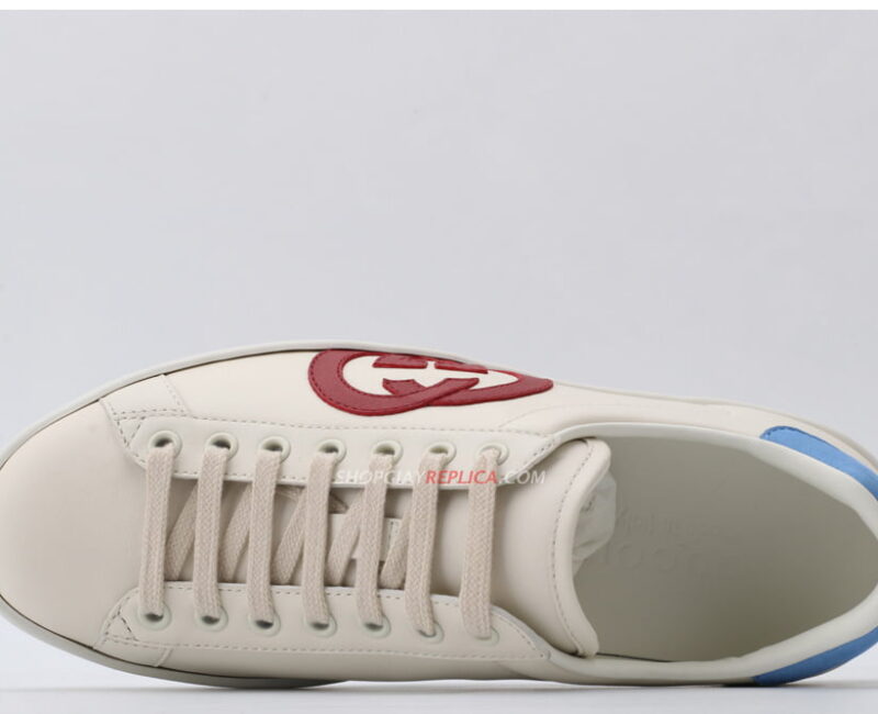 Giày Gucci Ace Interlocking G Red like auth
