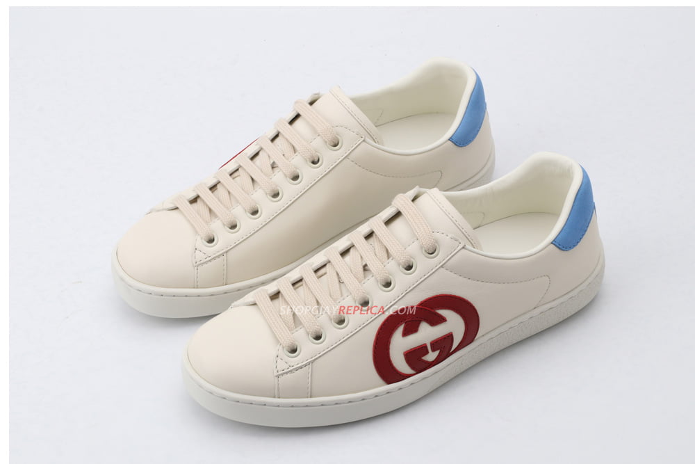 Giày Gucci Ace Interlocking G Red like auth