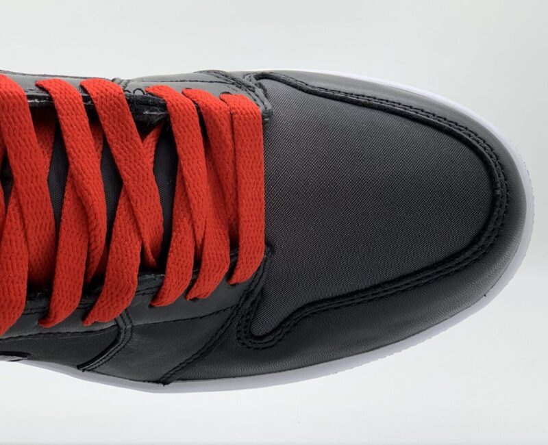 Giày Nike Air Jordan 1 Retro High Black Satin Gym Red