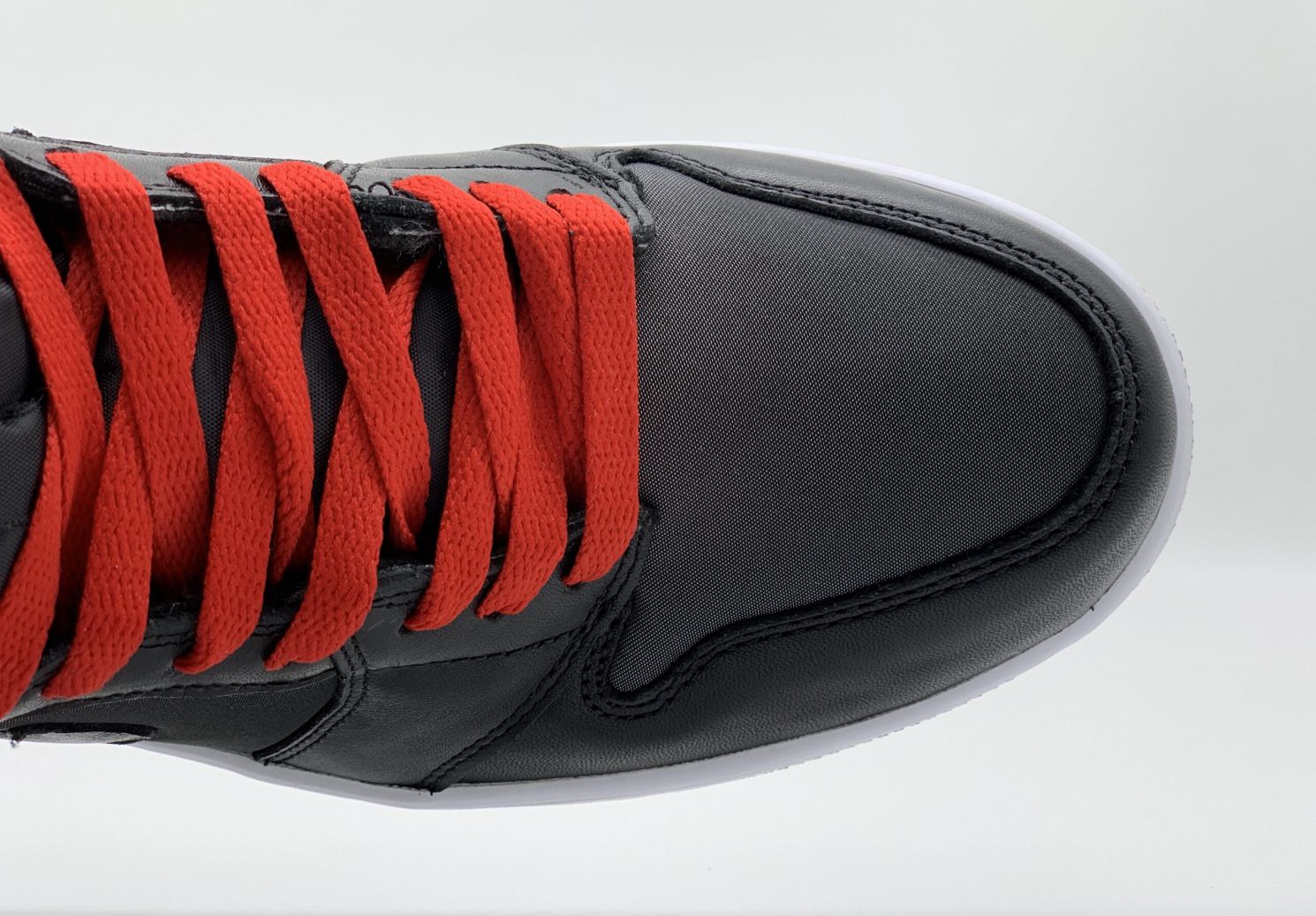 Giày Nike Air Jordan 1 Retro High Black Satin Gym Red