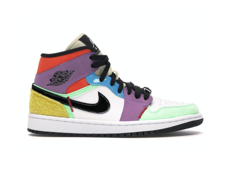 Giày Nike Air Jordan 1 Mid SE Multi Color replica