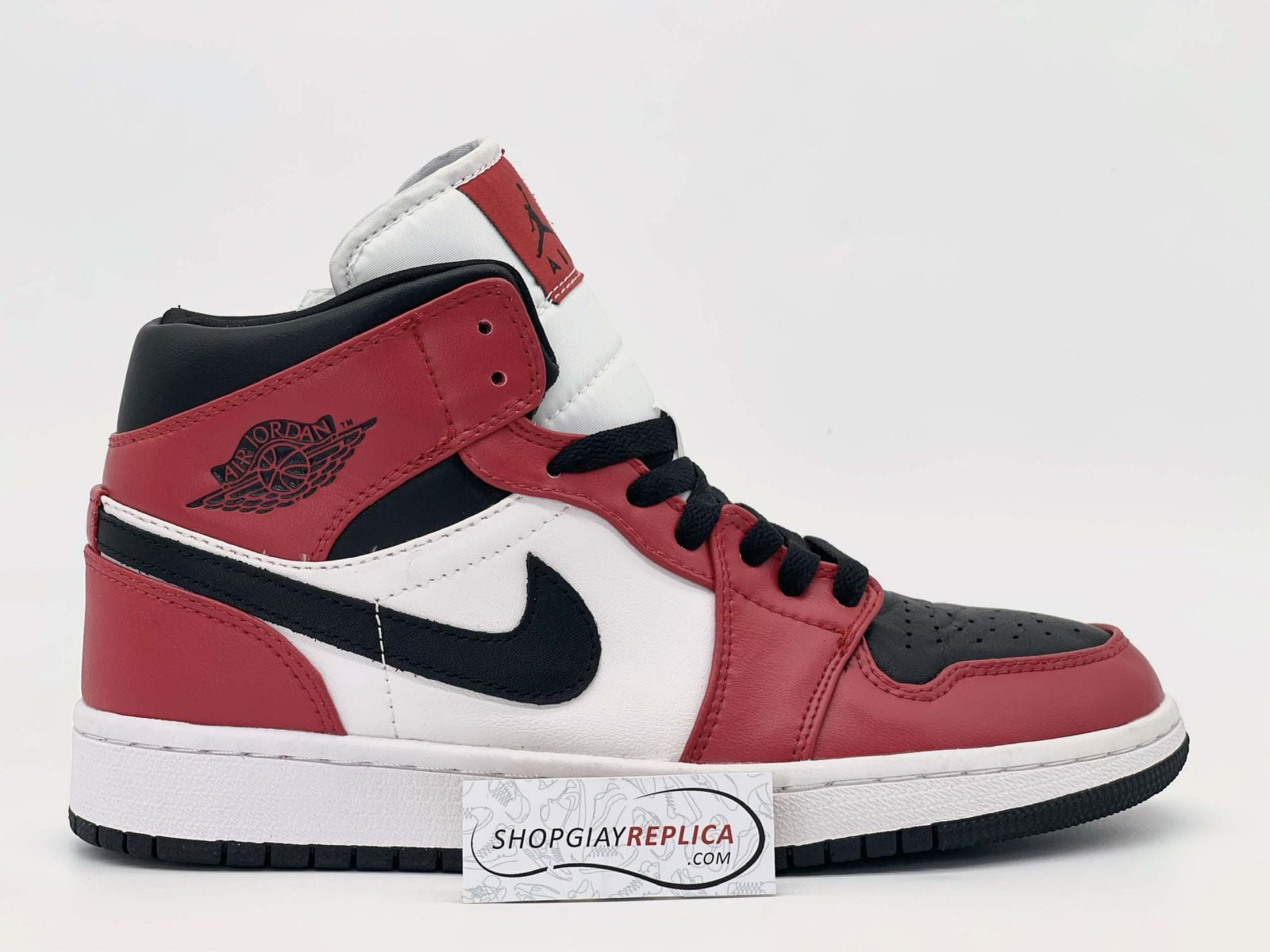 Giày Jordan 1 Mid Chicago Toe Replica 11