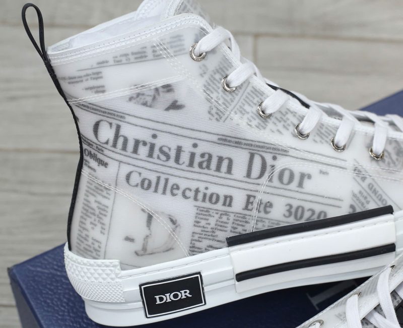 Giày Dior B23 High Top Daniel Arsham Newspaper Chuẩn 99% Auth