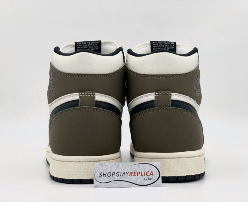 gót giày Nike Air Jordan 1 Retro High Dark Mocha