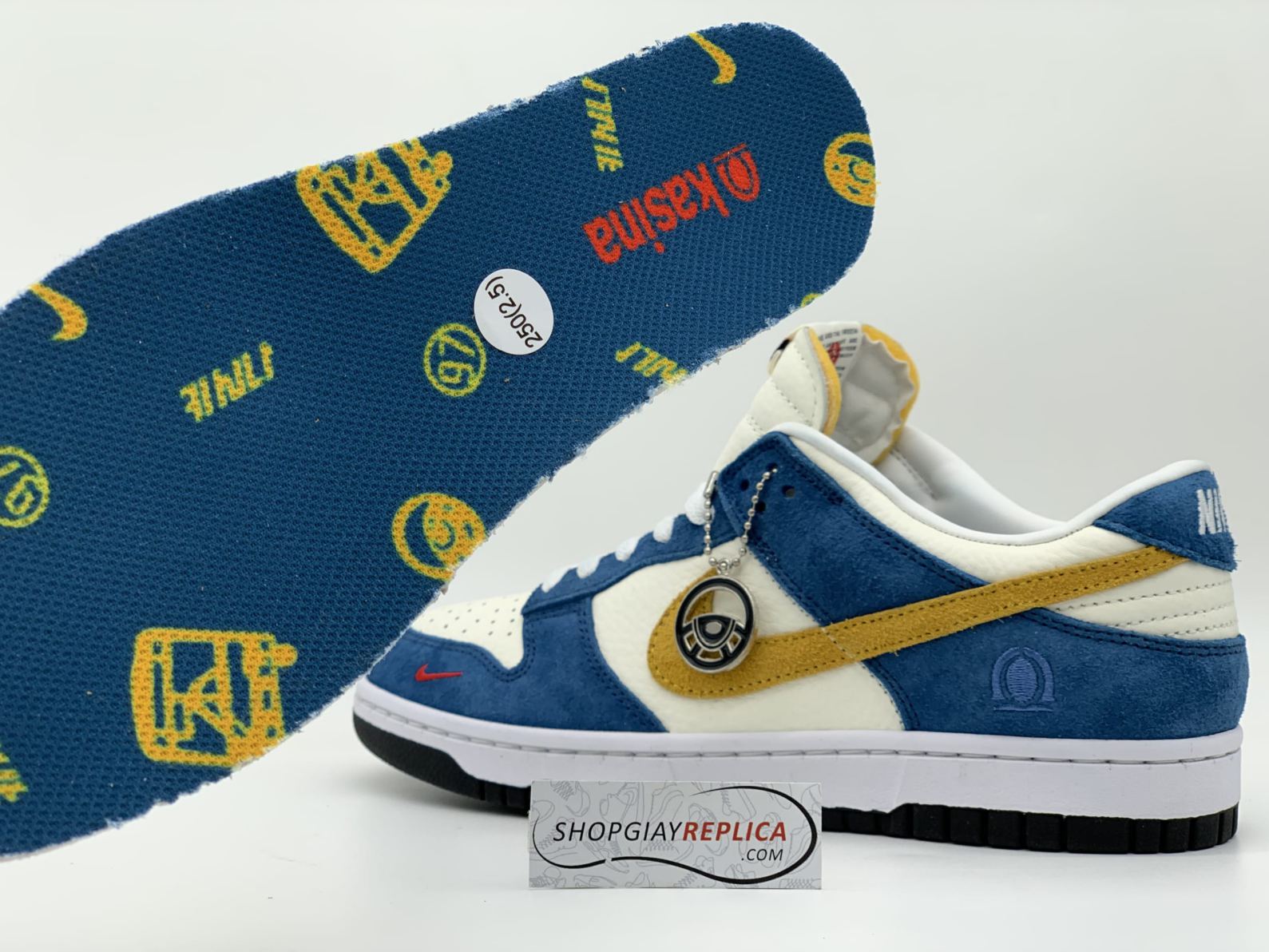 Lót giày Nike Dunk Low Kasina Industrial Blue