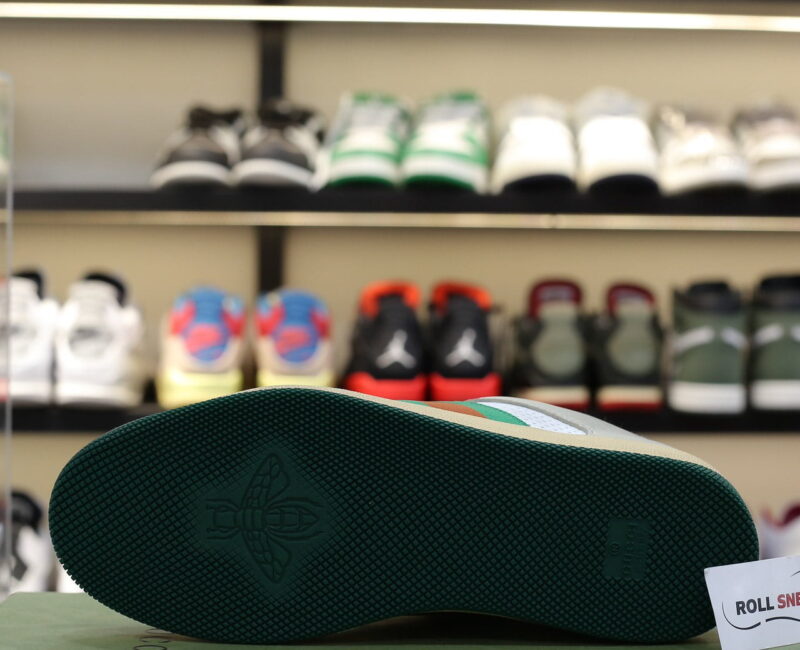 Gucci Screener Leather Green White Like Auth