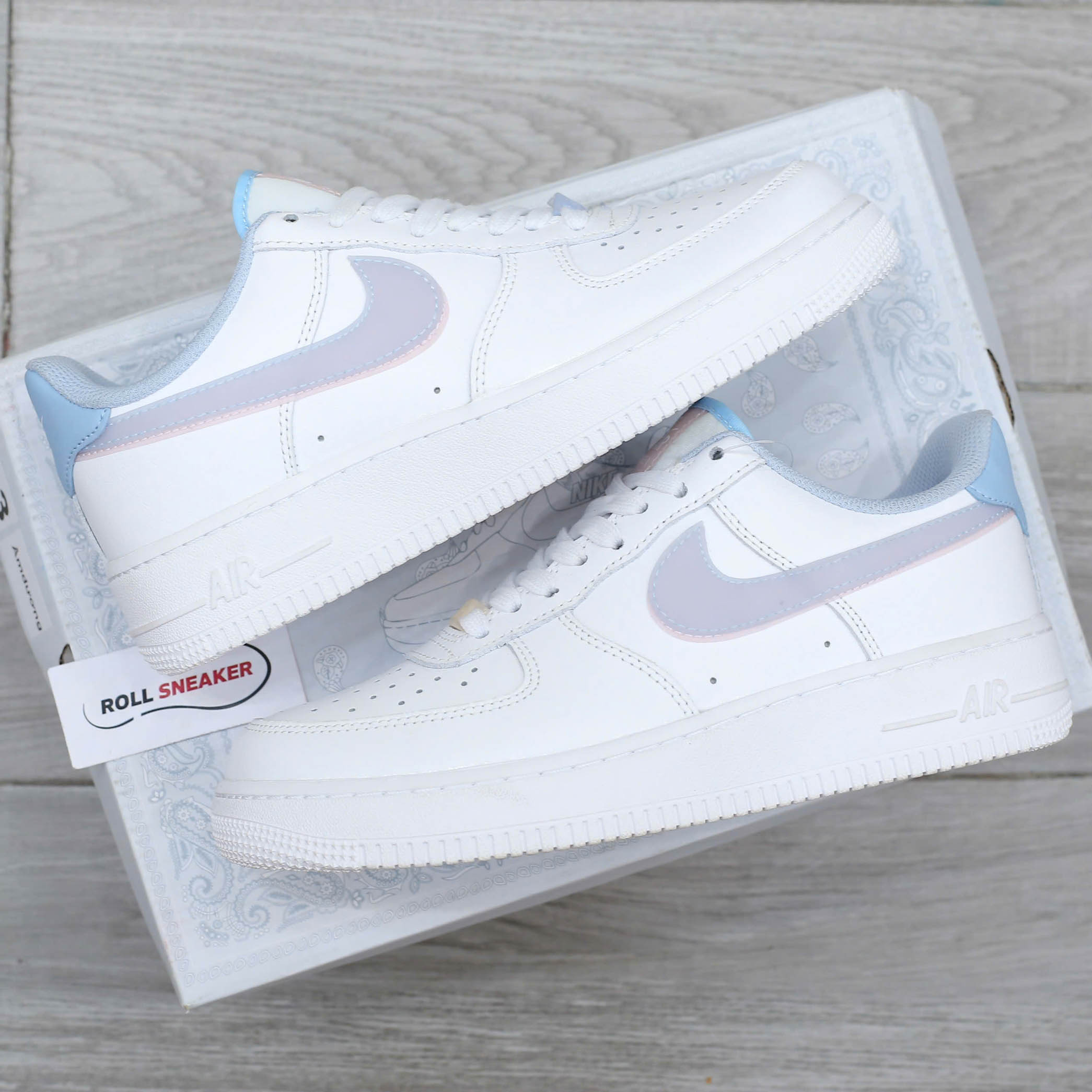 giày Nike Air Force 1 af1 LV8 GS ‘Double Swoosh’ rep 1:1 Like Auth