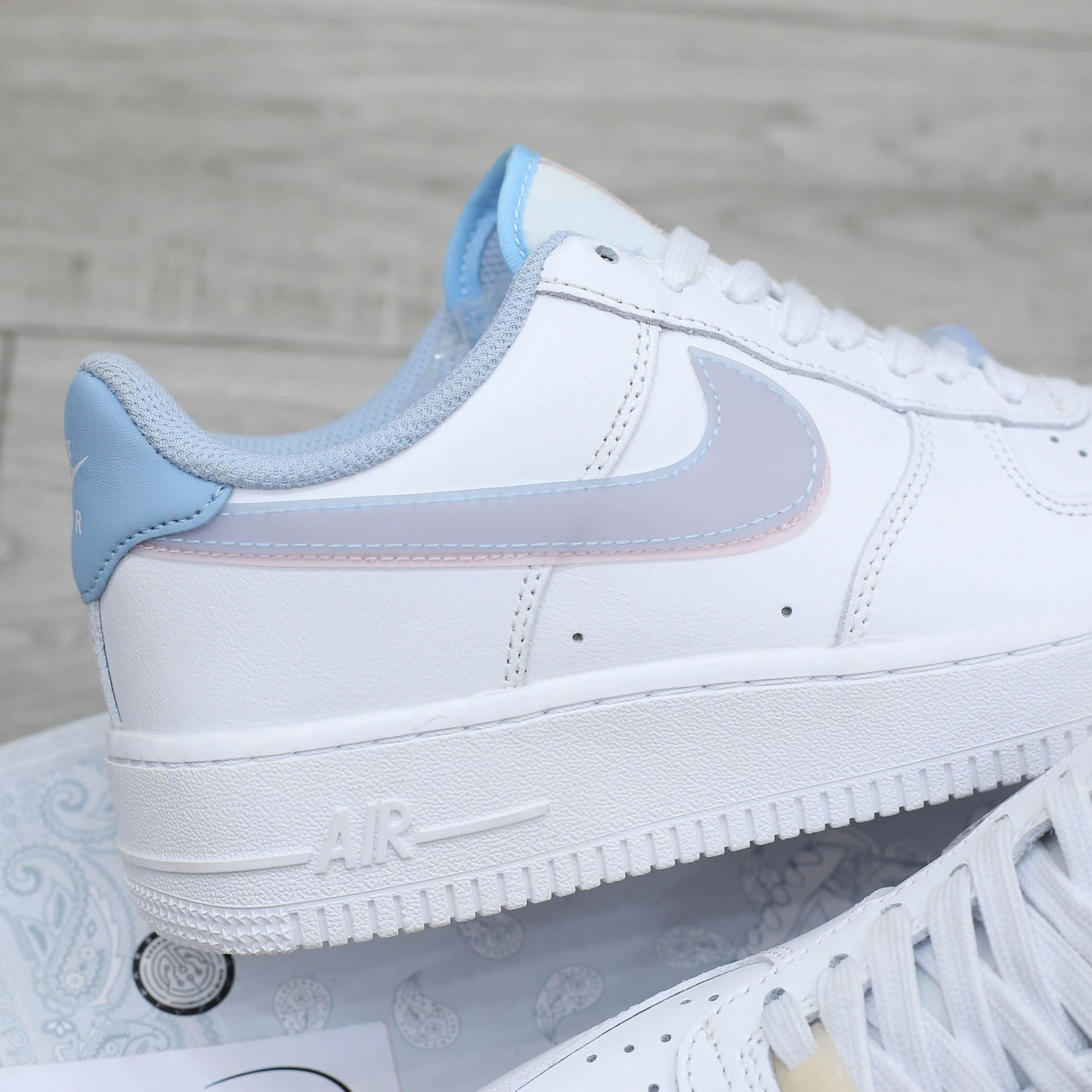 giày Nike Air Force 1 af1 LV8 GS ‘Double Swoosh’ rep 1:1 Like Auth