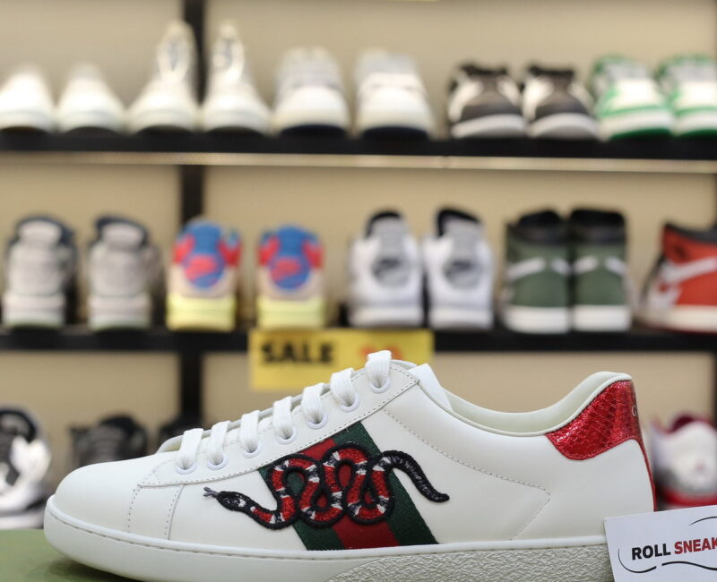 Giày Gucci Snake họa tiết rắn like auth