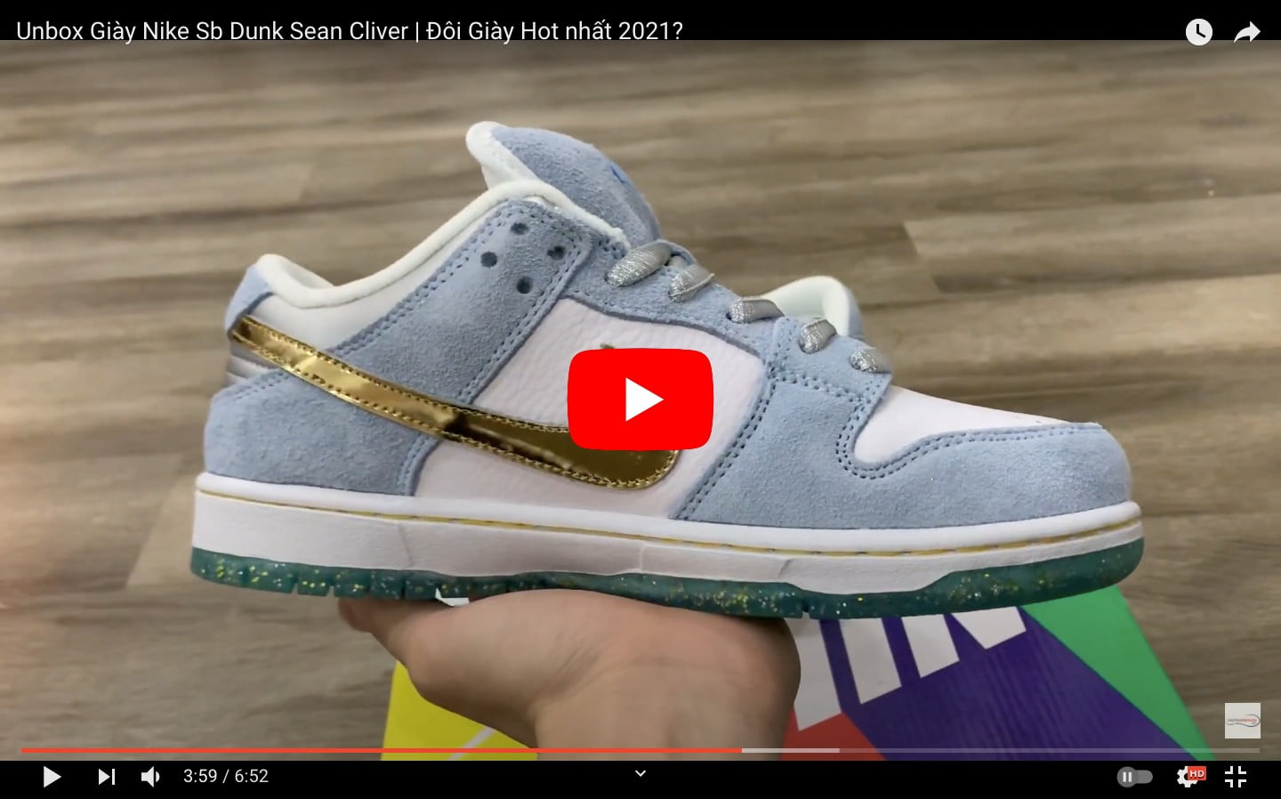VIDEO NIKE SB DUNK SEAN CLIVER replica